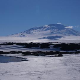 Cape Evans and Mount Erebus