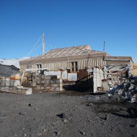 Shackleton's 'Nimrod' hut, north elevation (003)