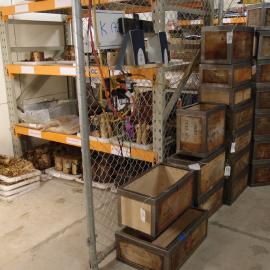 Venesta cases repaired, awaiting repacking of their contents
