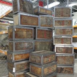 Repaired boxes prepared to return to temporary storage (001)