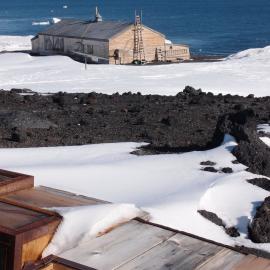 Scott's 'Terra Nova' hut, southeast elevation
