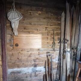 Cold porch, Scott's 'Terra Nova' hut 