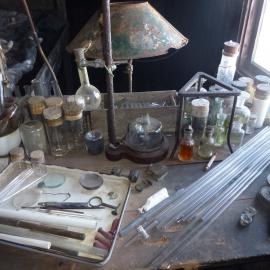 Biology bench, Scott's 'Terra Nova' hut 