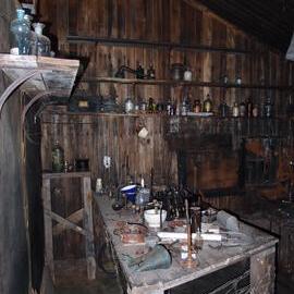 The physical laboratory, Scott's 'Terra Nova' hut 
