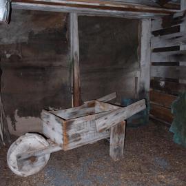 Improvised wheelbarrow, Scott's 'Terra Nova' hut 