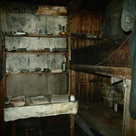 Geology bench, Scott's 'Terra Nova' hut 