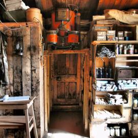 West end of Shackleton's 'Nimrod' hut