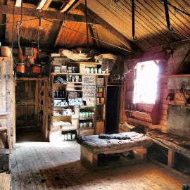 Interior of Shackleton's 'Nimrod' hut (001)