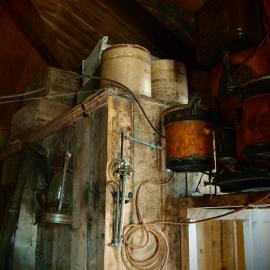 Corner of Shackleton's room, 'Nimrod' hut