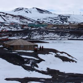 Scott's 'Discovery' hut and McMurdo Station