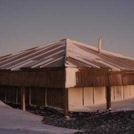 Scott's 'Discovery' hut, northeast elevation