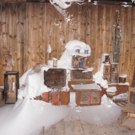 Southeast corner in Scott's 'Discovery' hut