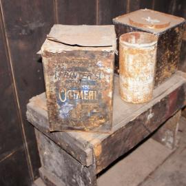 Artefacts in Scott's 'Discovery' hut