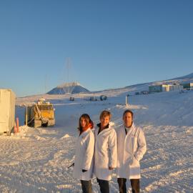 New lab coats for the winter Conservators