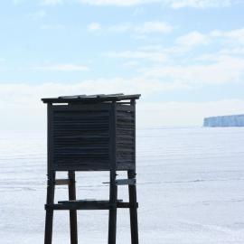 2010-11 Meteorological screen at Cape Evans