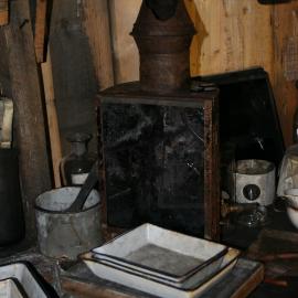 2010-11 Artefacts inside the Darkroom in Scott's 'Terra Nova' hut
