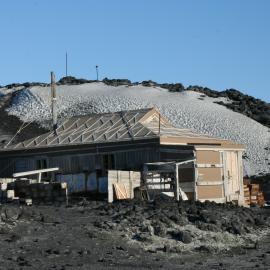 2010-11 North-West corner of Shackleton's 'Nimrod' hut, Cape Royds