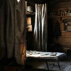 2010-11 Bunk inside Shackleton's 'Nimrod' hut, Cape Royds