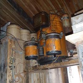 2010-11 Acetylene Generator inside Shackleton's 'Nimrod' hut, Cape Royds