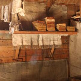2010-11 Shelf inside Shackleton's 'Nimrod' hut, cape Royds