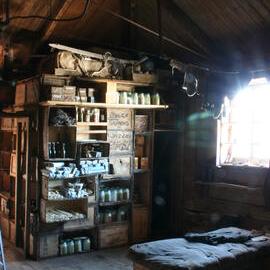 2010-11 Light coming through the window Shackleton's 'Nimrod' hut, Cape Royds