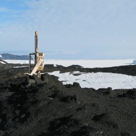 2010-11 Instrument shelter on Wind Vane Hill, Cape Evans