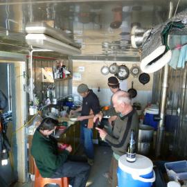 2010-11 AHT Staff in the field camp kitchen
