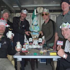2010-11 Christmas morning at the Cape Evans field camp