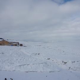 2010-11 The path between Scott's 'Terra Nova' hut and the field camp