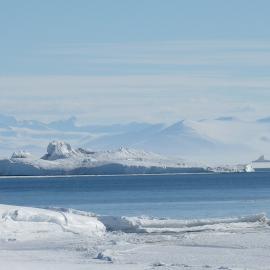 2010-11 Iceberg off the coast at Cape Evans