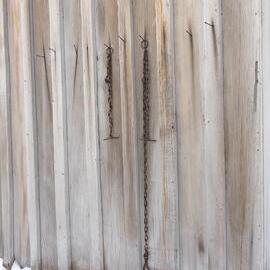 2010-11 Chains hanging on the wall of Scott's 'Terra Nova' hut, Cape Evans
