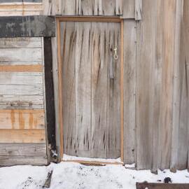 2010-11 Annexe door on the West wall of Scott's 'Terra Nova' hut, Cape Evans