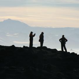 2010-11 K170 team on a walk