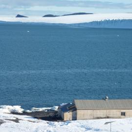 2010-11 South wall of Scott's 'Terra Nova' hut, Cape Evans
