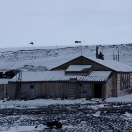 2014 West and South elevations, Scott's 'Terra Nova' hut, Cape Evans