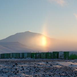 Sun dog atmospheric phenomenon (003)