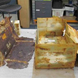 Liner from 'Bird's' Egg Powder crate