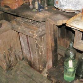 2010-11 Artefacts in the Physical Laboratory inside Scott's 'Terra Nova' hut
