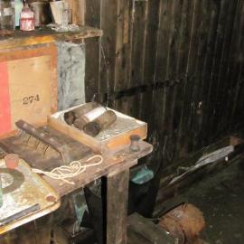 2010-11 Artefacts in the Physical Laboratory inside Scott's 'Terra Nova' hut