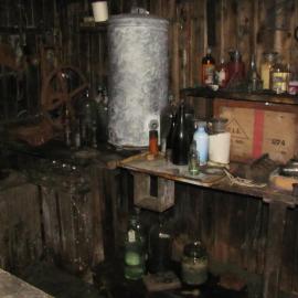 2010-11 Artefacts in the Physical Laboratory inside Scott's 'Terra Nova' hut