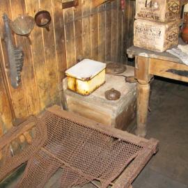 2010-11 Bed frame in the Galley inside Scott's 'Terra Nova' hut (004)