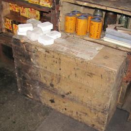 2010-11 Artefacts in the Galley inside Scott's 'Terra Nova' hut