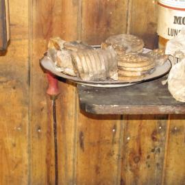 2010-11 Biscuits in the Galley inside Scott's 'Terra Nova' hut