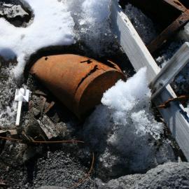 2010-11 Artefacts in situ in the Stone hut, Cape Evans (009)