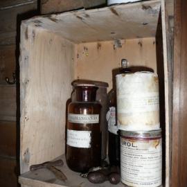 2010-11 Artefacts inside Shackleton's 'Nimrod' hut