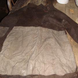 2010-11 Repaired knitwear inside Scott's 'Terra Nova' hut (001)