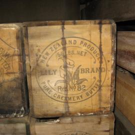 2010-11 Detail of butter box in the stables, Cape Evans (001)