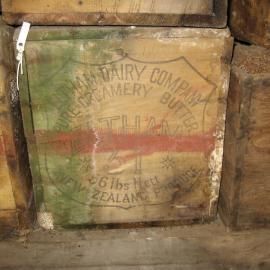 2010-11 Detail of butter box in the stables, Cape Evans (007)