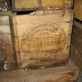 2010-11 Detail of butter box in the stables, Cape Evans (008)