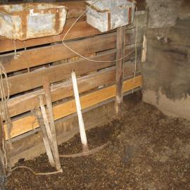 2010-11 Stall in the stables, Scott's 'Terra Nova' hut, Cape Evans